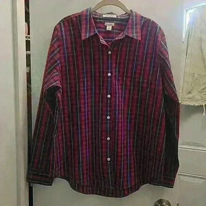 LL Bean men's plaid shirt